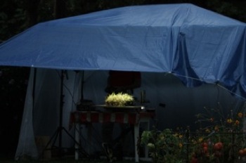 Sous la tente
